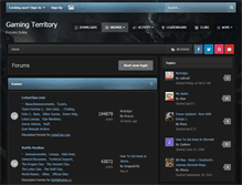 Tablet Screenshot of forums.gamingterritory.com